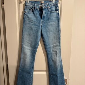 Mother The Outsider Sneak Blue Jeans